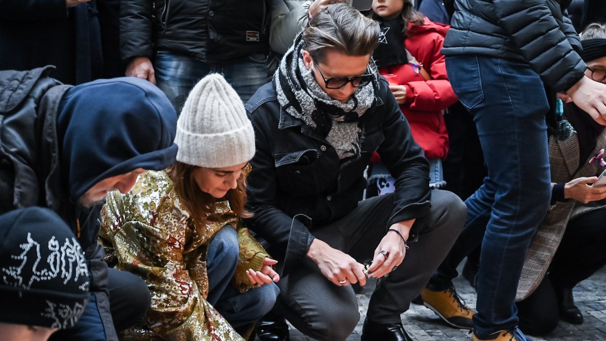 Připomínka 17. listopadu na Národní třídě v Praze (2024)
