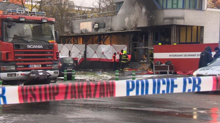 Tragický požár restaurace U Kojota v Mostě (12. ledna 2025)