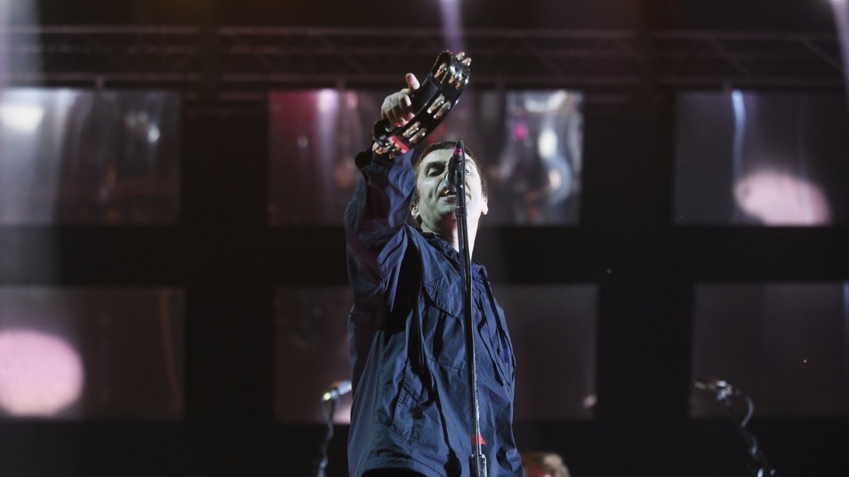 Liam Gallagher z Oasis. 