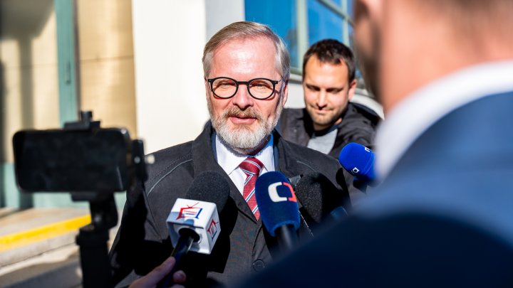 Petr Fiala v Brně odvolil ve sněmovních volbách. (3.10.2025)