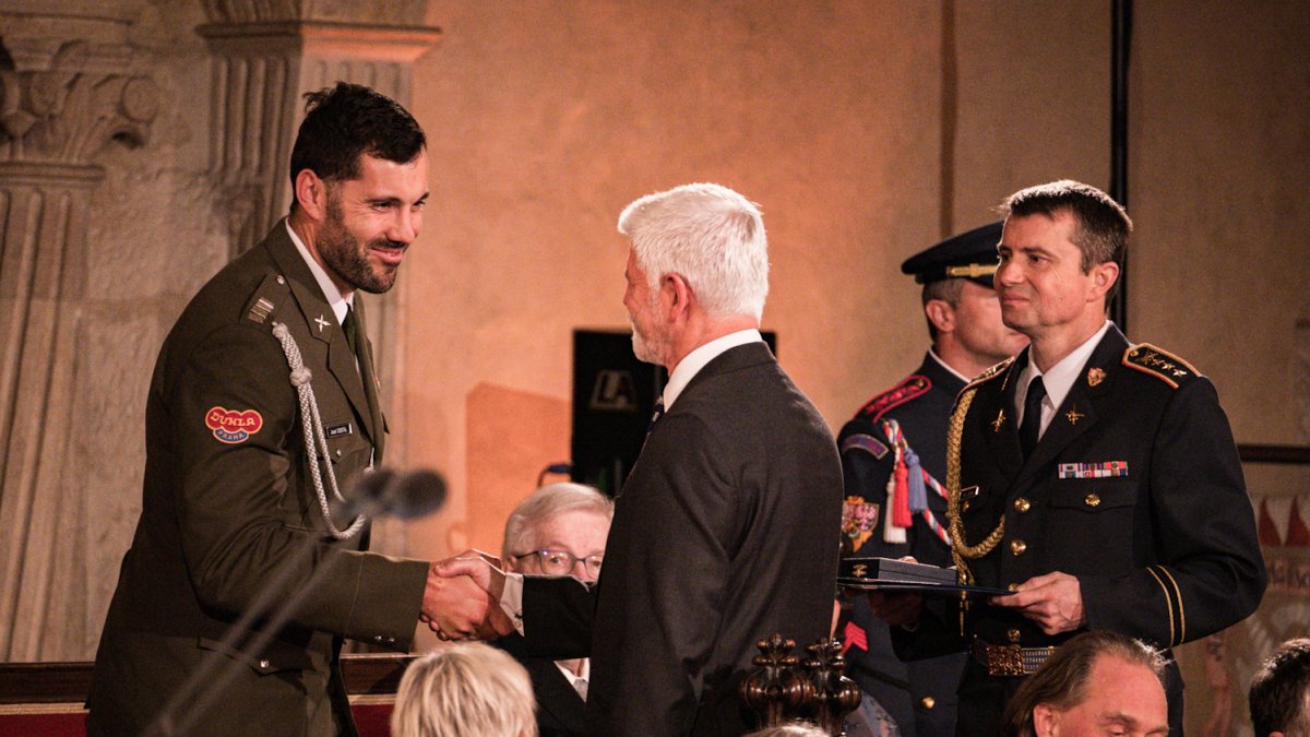 Předávání státních vyznamenání prezidentem Petrem Pavlem (28. října 2025)