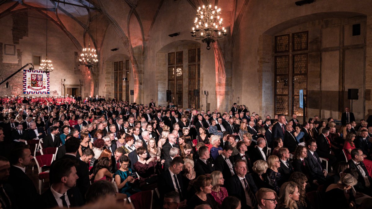 Předávání státních vyznamenání prezidentem Petrem Pavlem (28. října 2025)