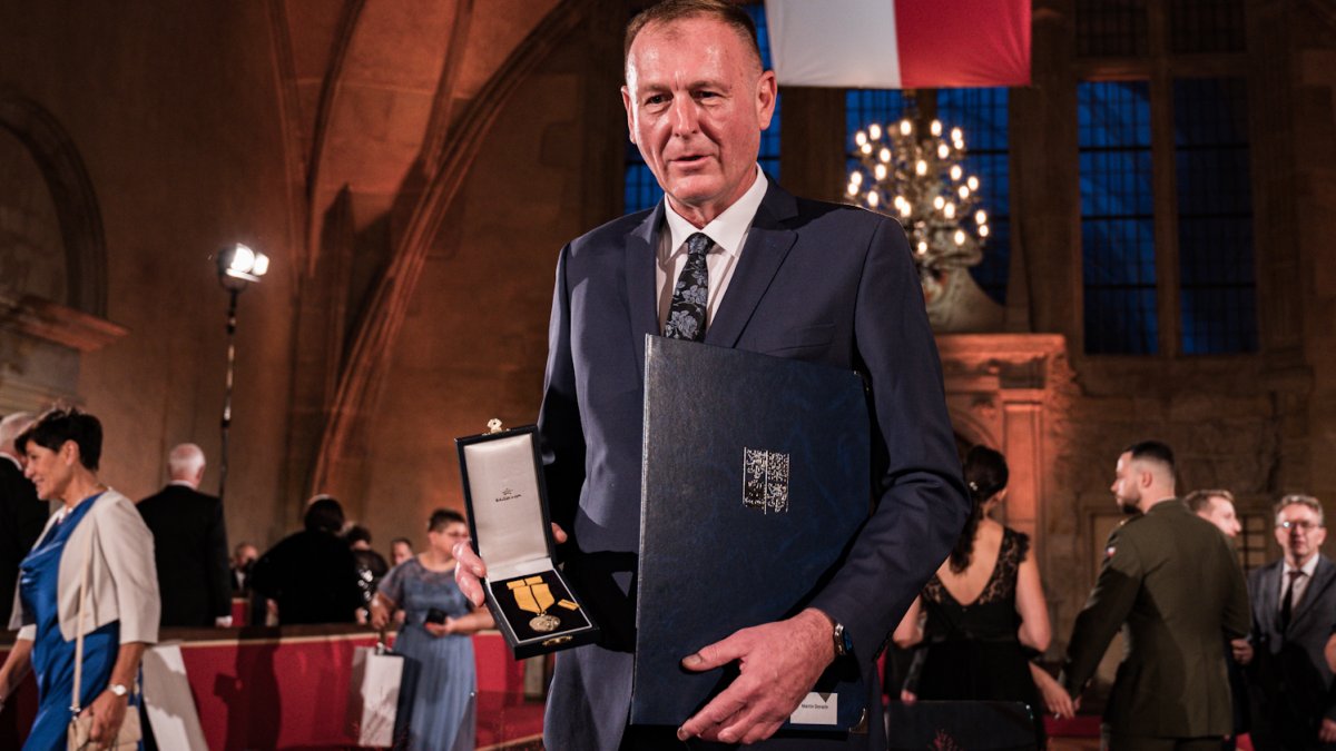 Předávání státních vyznamenání prezidentem Petrem Pavlem (28. října 2025)