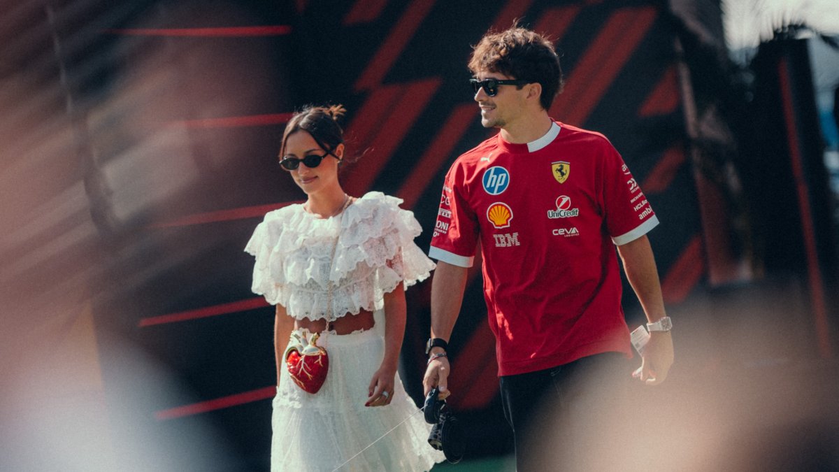 Charles Leclerc s přítelkyní Alexandrou 