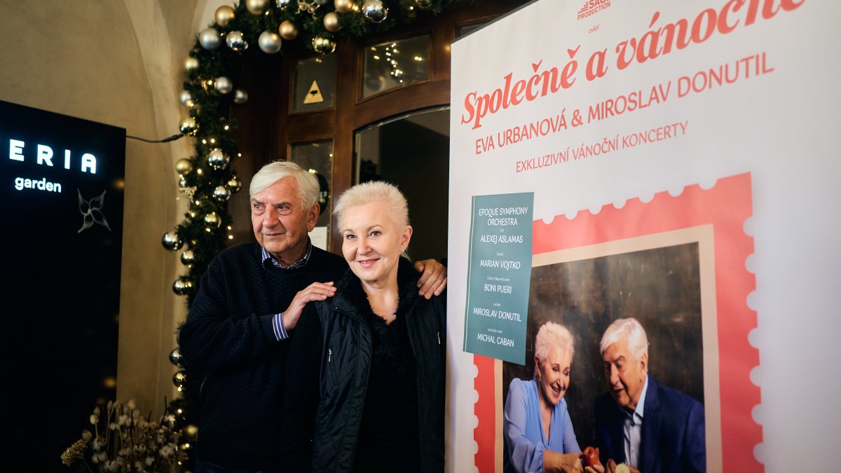 Eva Urbanová a Miroslav Donutil se chystají na společné vánoční koncerty.