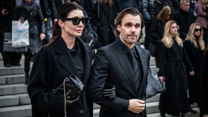 Leoš Mareš s manželkou Monikou. 