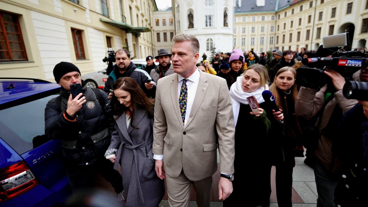 Filip Turek dorazil za prezidentem Petrem Pavlem. (22.12.2025)