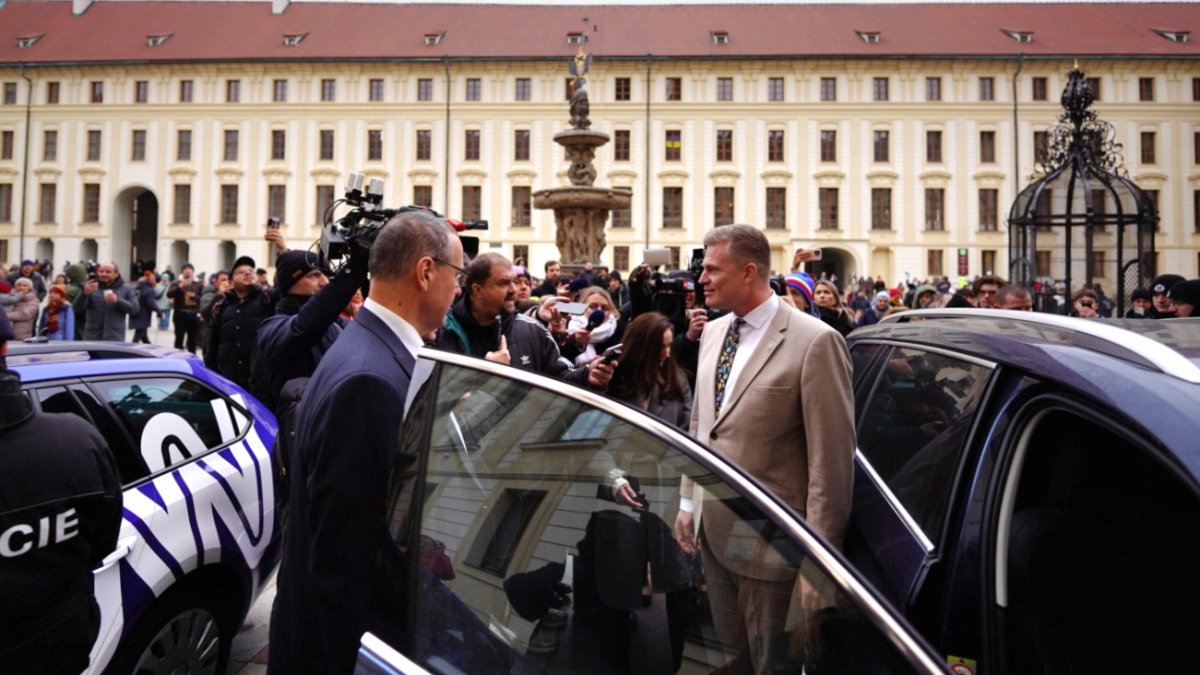 Filip Turek dorazil za prezidentem Petrem Pavlem. (22.12.2025)