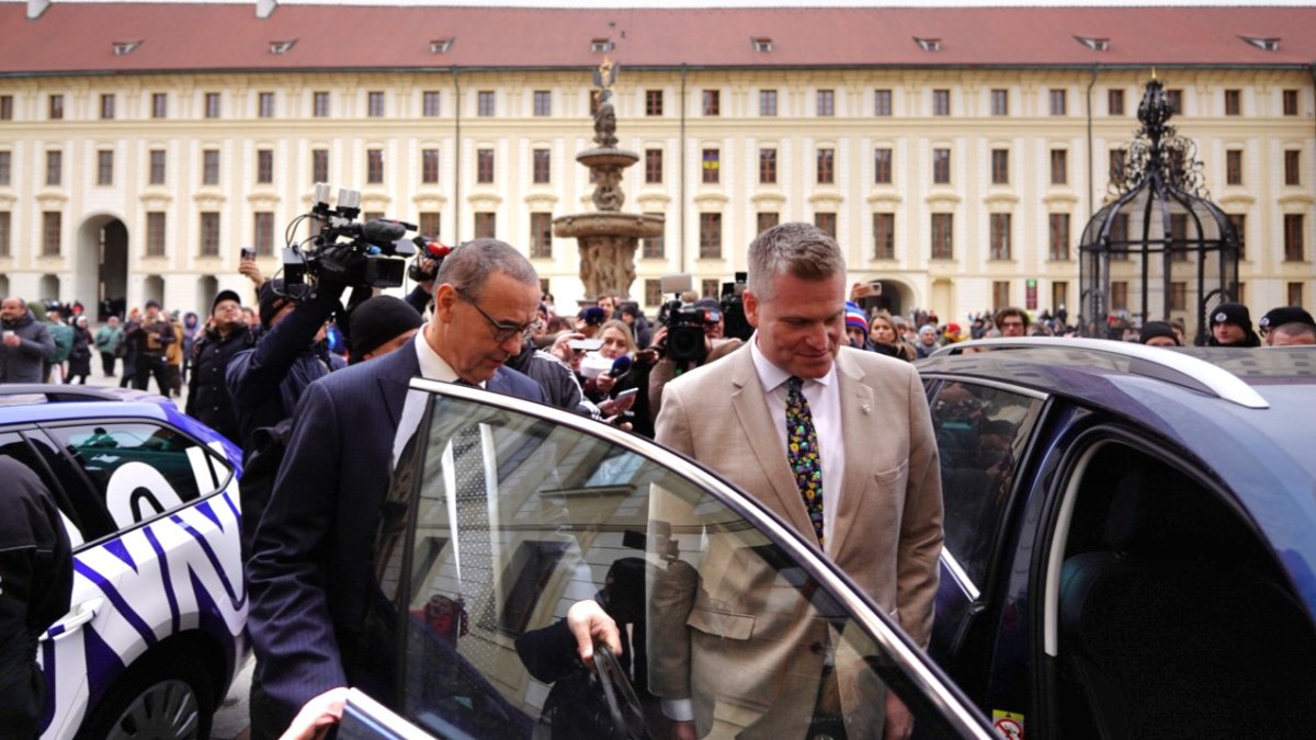 Filip Turek dorazil za prezidentem Petrem Pavlem. (22.12.2025)