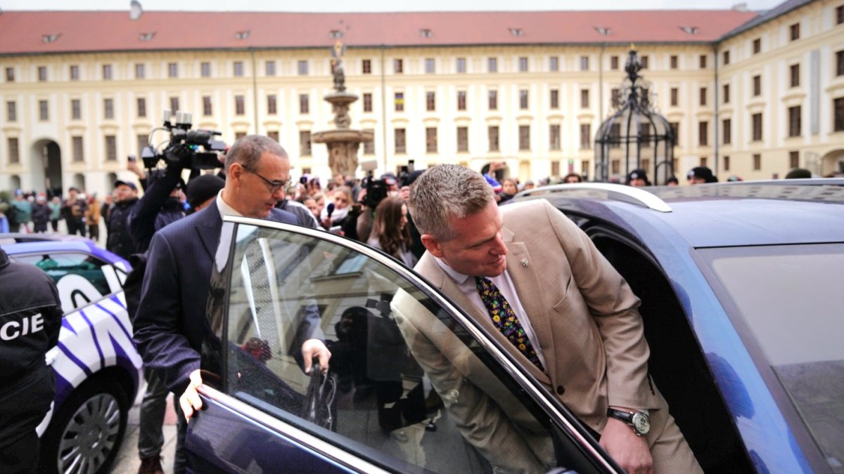 Filip Turek dorazil za prezidentem Petrem Pavlem. (22.12.2025)