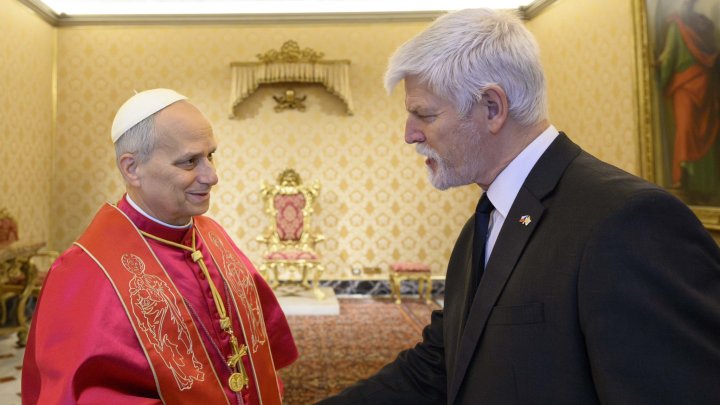 Papež Lev XIV. přijal prezidenta Pavla ve Vatikánu.
