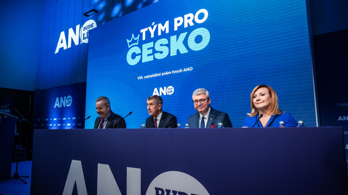 ANO si na sněmu volí vedení. (24.1.2026)