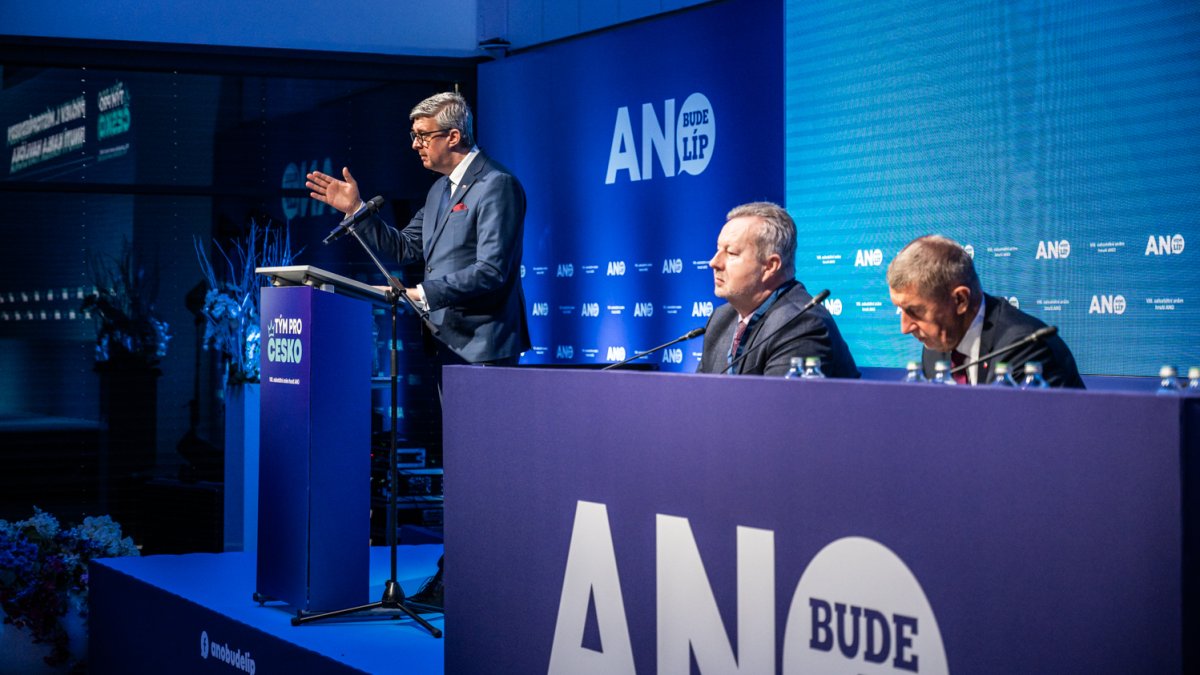 ANO si na sněmu volí vedení. (24.1.2026)