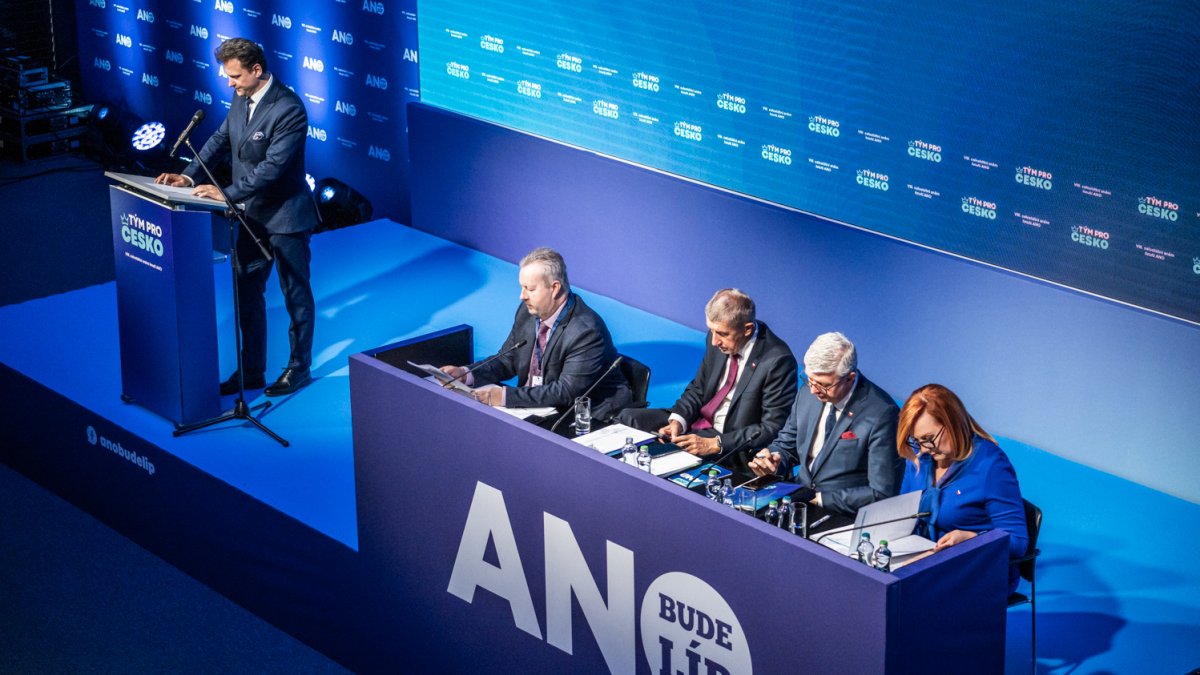 ANO si na sněmu volí vedení. (24.1.2026)