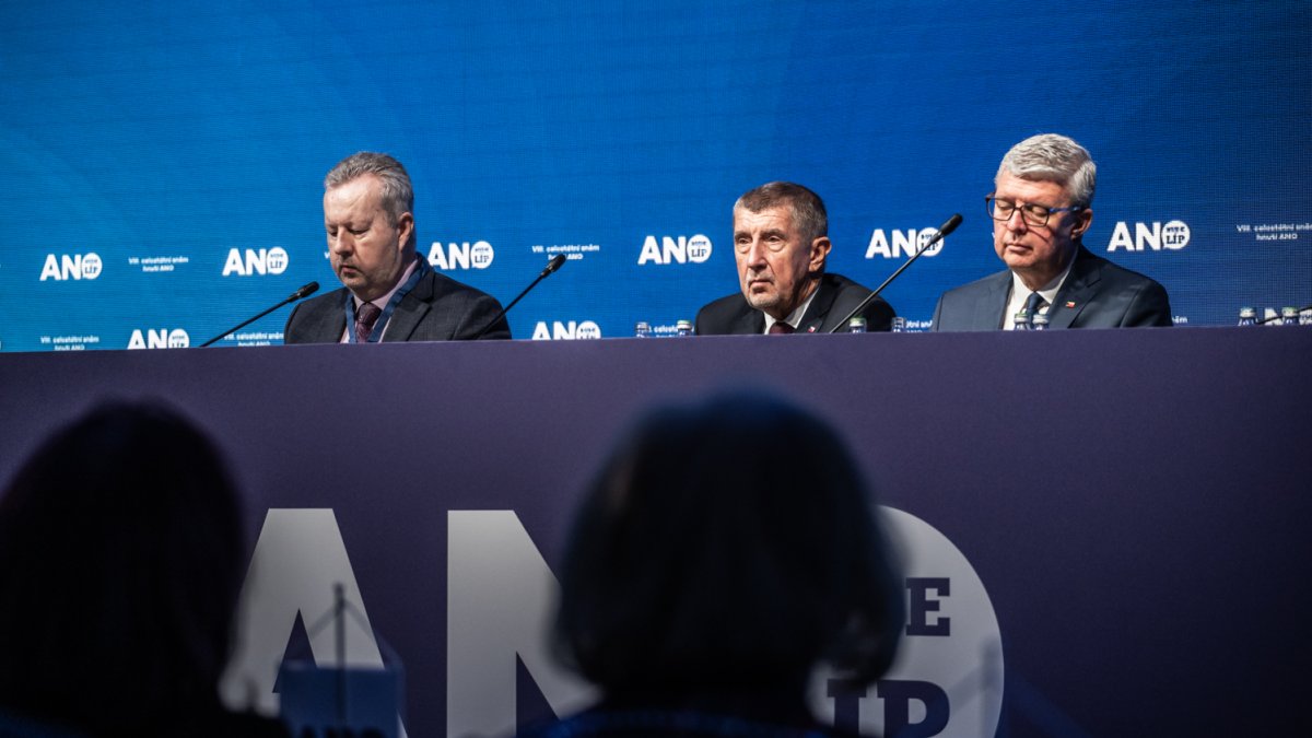 ANO si na sněmu volí vedení. (24.1.2026)