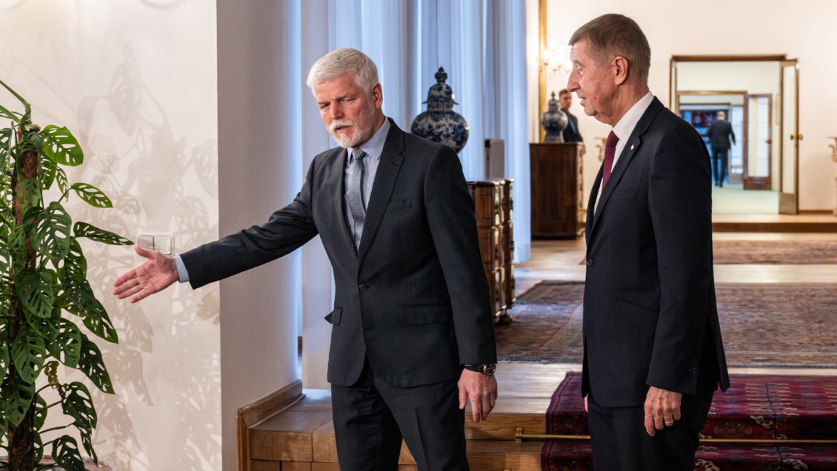 Petr Pavel a Andrej Babiš se setkali na Pražském hradě. (4.2.2026)