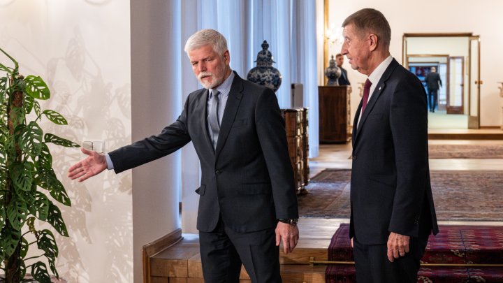 Petr Pavel a Andrej Babiš se setkali na Pražském hradě. (4.2.2026)