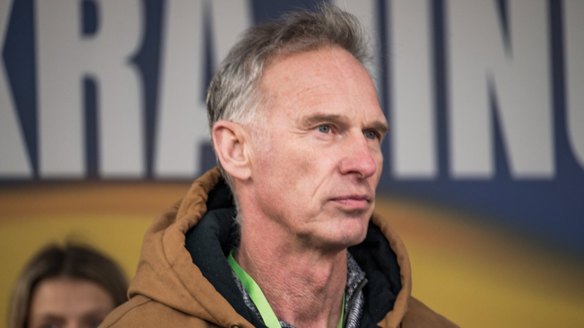 Na Staroměstském náměstí se koná demonstrace na podporu Ukrajiny. (21.2.2026)