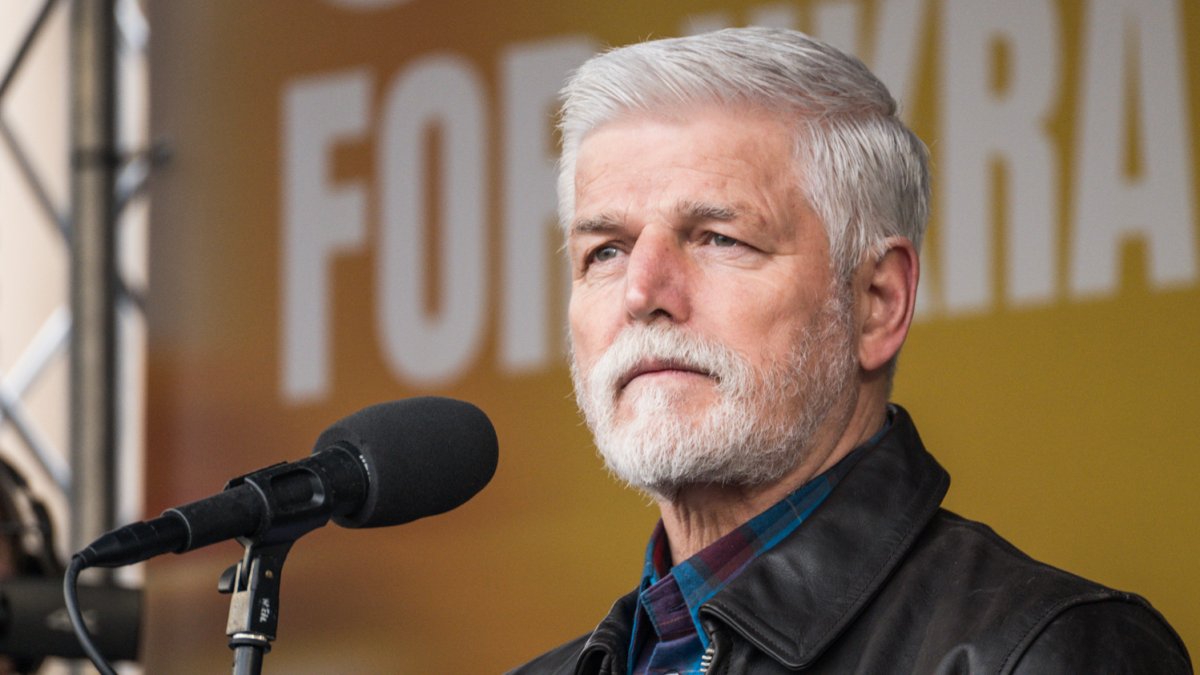 Na Staroměstském náměstí se koná demonstrace na podporu Ukrajiny. (21.2.2026)