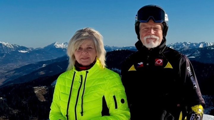 Eva Pavlová ukázala fotku z lyžování s prezidentem.