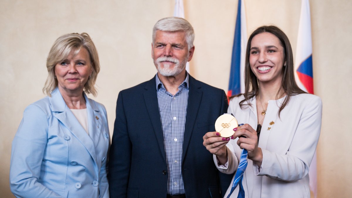 Petr Pavel přivítal olympioniky a paralympionky. (31.3.2026)