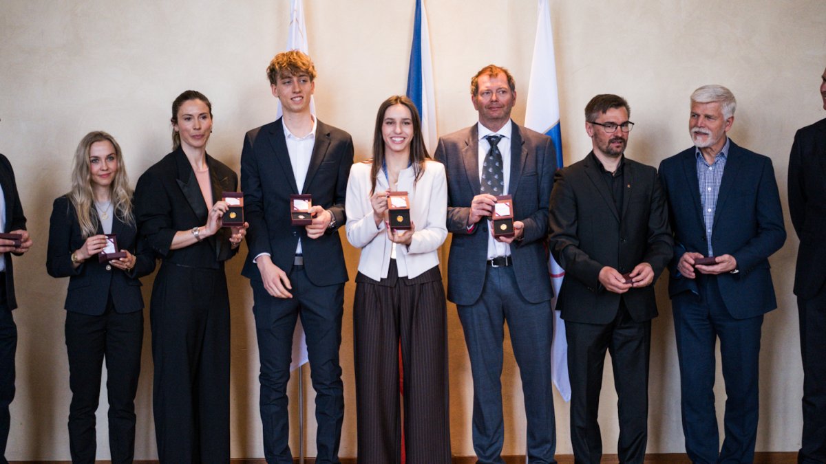 Petr Pavel přivítal olympioniky a paralympionky. (31.3.2026)