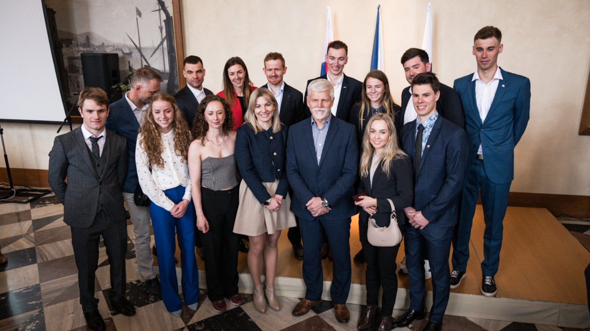 Petr Pavel přivítal olympioniky a paralympionky. (31.3.2026)