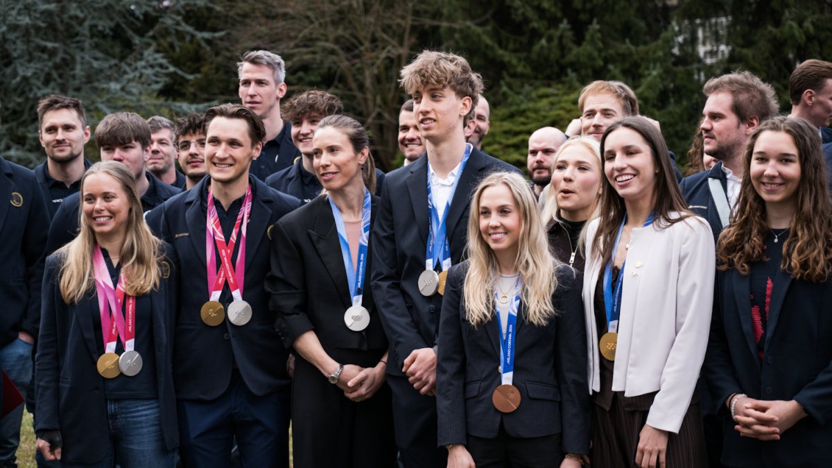 Petr Pavel přivítal olympioniky a paralympionky. (31.3.2026)