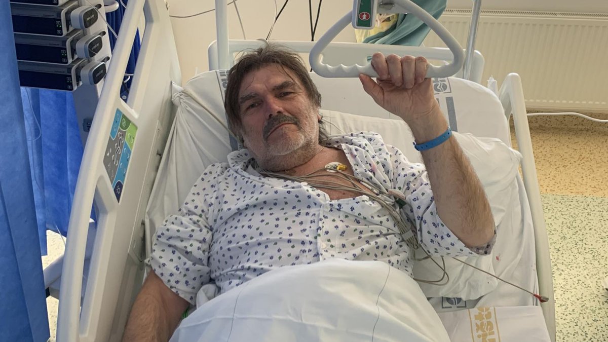 Roman Horký je v nemocnici. 