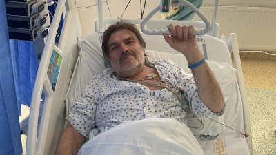 Roman Horký je v nemocnici. 