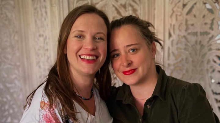 Kristýna Leichtová i Anna Grundmanová se těší na miminko. 