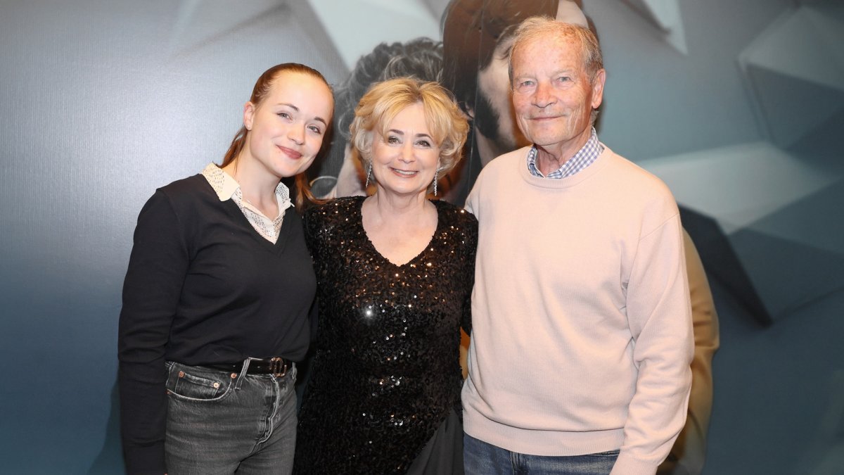 Jana Nagyová s rodinou. 