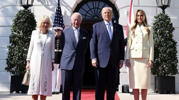 Donald Trump přivítal britský královský pár v USA. 