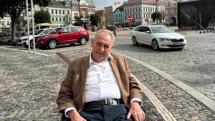 Miloš Zeman se po letech podíval do rodného Kolína.